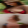 Woman's first time swinging
