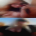 Couple looking chat
