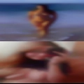 Sexy woman looking jerking