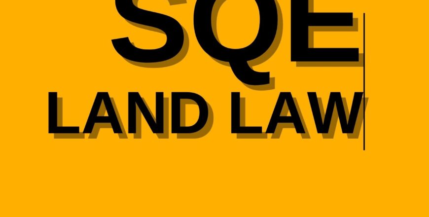 SQE Land Law PREP COURSE